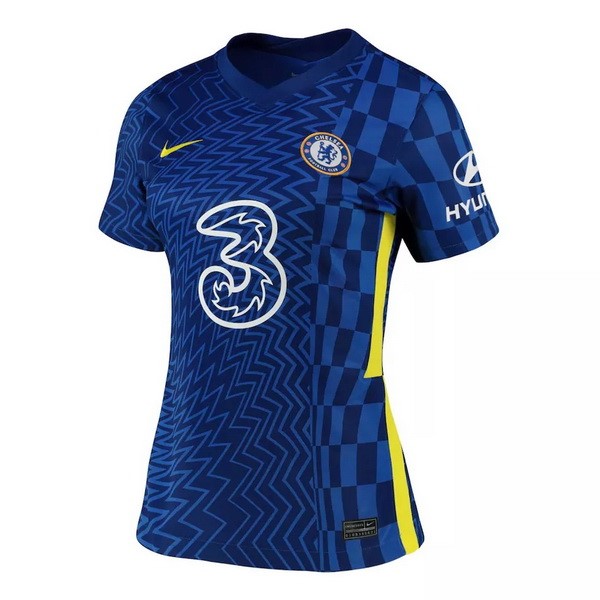 Camiseta Chelsea Primera Equipación Mujer 2021-2022 Azul